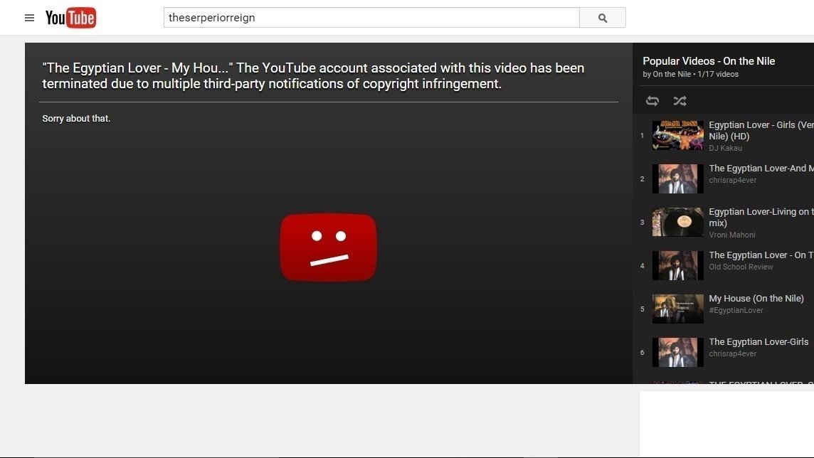 Petition · Youtube Bring TheSerperiorReign Youtube Account Back