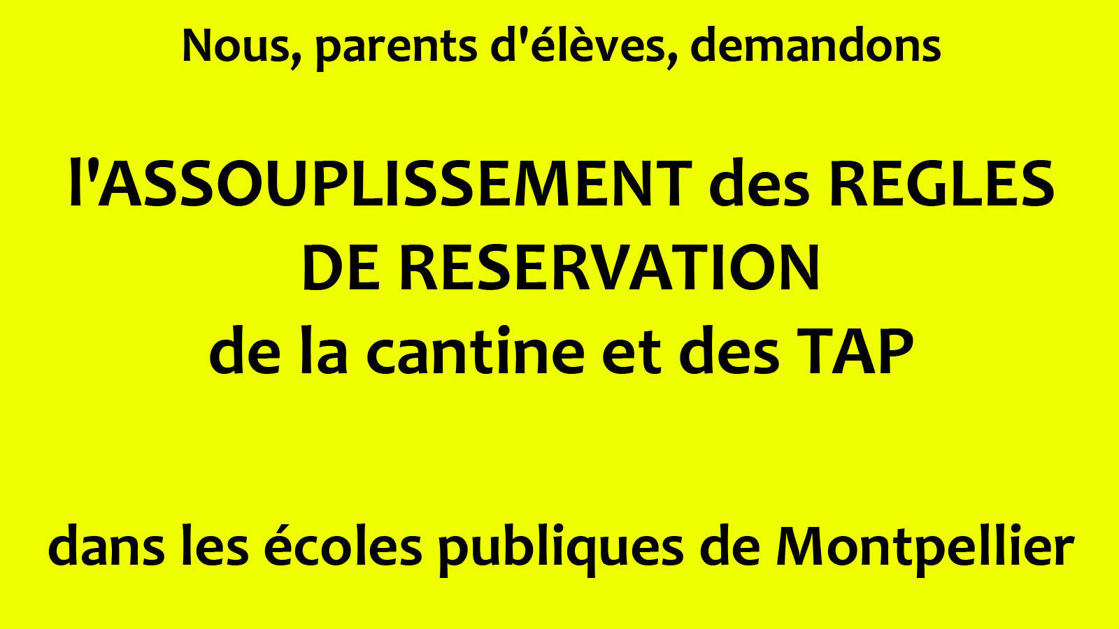 Réservation cantine + TAP Montpellier